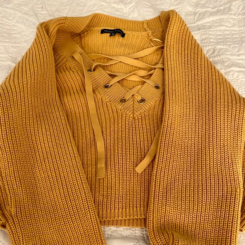 Cropped Kendall and Kylie Sweater